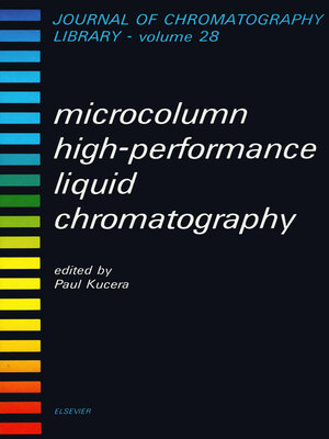 cover image of Microcolumn High-Performance Liquid Chromatography